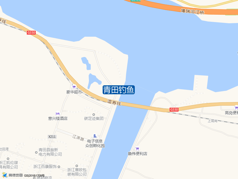 浙江省丽水市青田县瓯南街道温寿线青田钓鱼钓鱼点实景照片