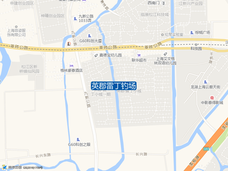 上海市松江区九新公路英郡雷丁钓场钓鱼点实景照片