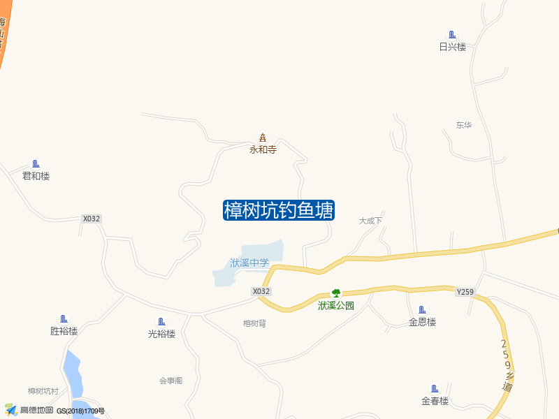 樟树坑钓鱼塘钓点照片