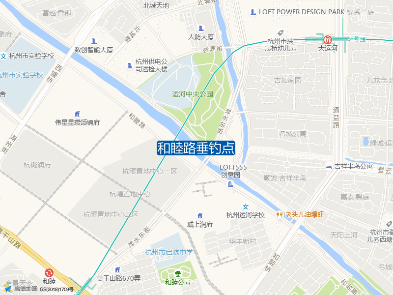 浙江省杭州市拱墅区和睦路557-1号和睦路垂钓点钓鱼点实景照片