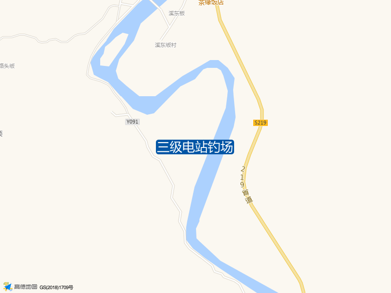 福建省龙岩市漳平市S208三级电站钓场钓鱼点实景照片