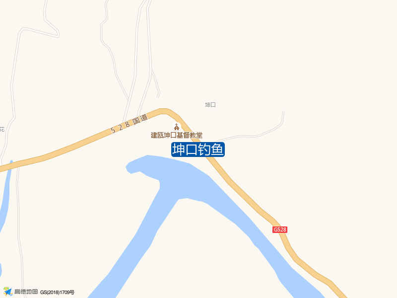 福建省南平市建瓯市东峰镇528国道坤口钓鱼钓鱼点实景照片