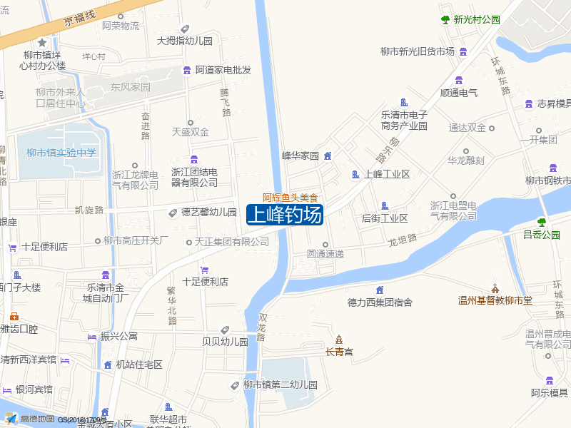 浙江省温州市乐清市柳乐路21号上峰钓场钓鱼点实景照片