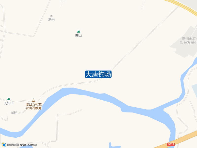 潮州市湘桥区旁边土路下来大唐钓场钓鱼点实景照片