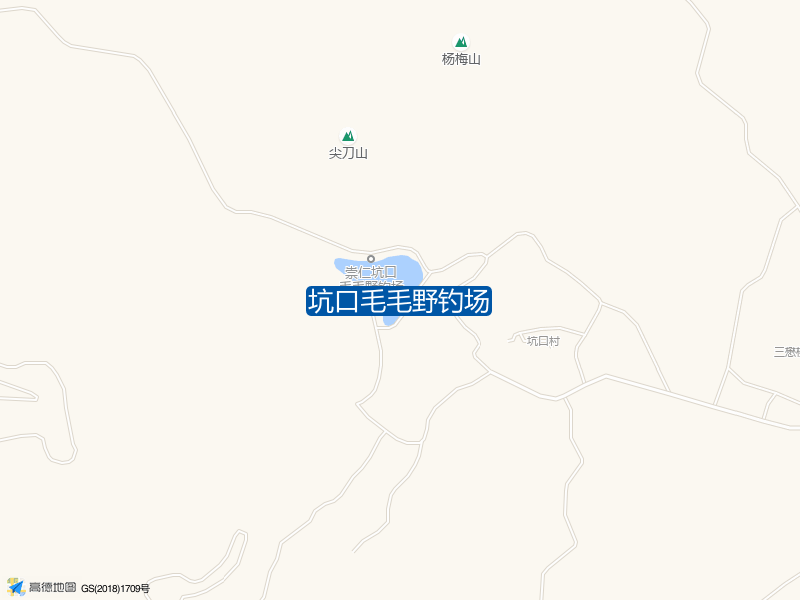 浙江省绍兴市嵊州市坑口毛毛野钓场钓鱼点实景照片