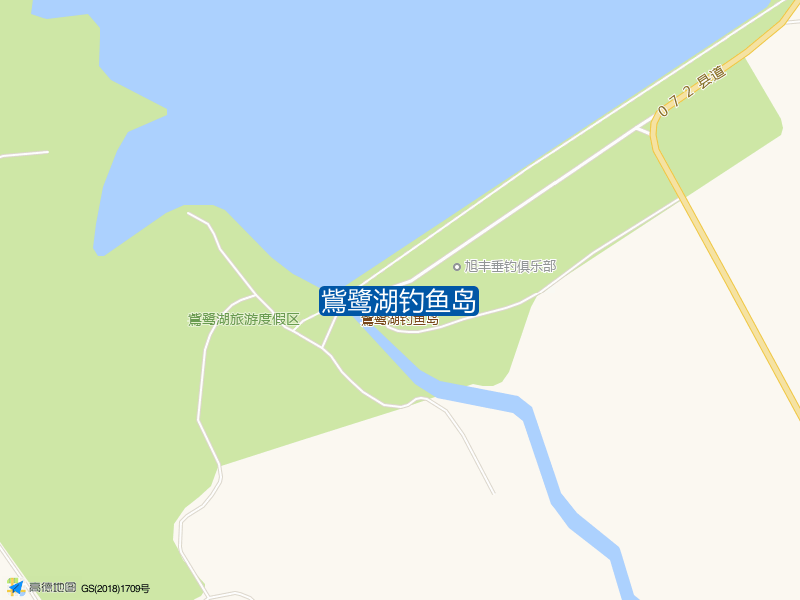 鴜鹭湖钓鱼岛钓点照片
