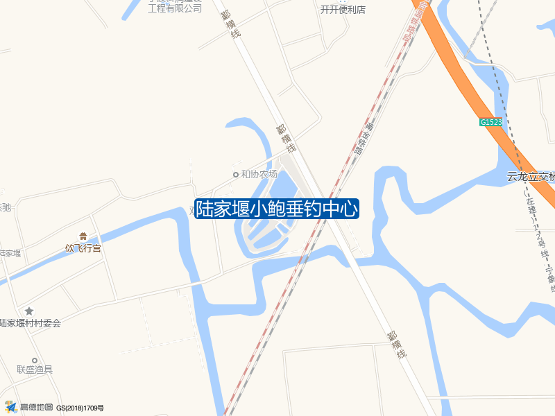 云龙镇鄞横线陆家堰村牌楼陆家堰小鲍垂钓中心钓鱼点实景照片