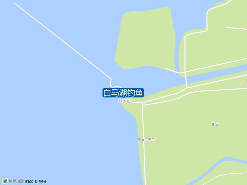 白马湖钓鱼钓点照片