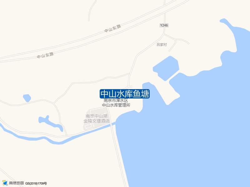 中山水库鱼塘钓点照片