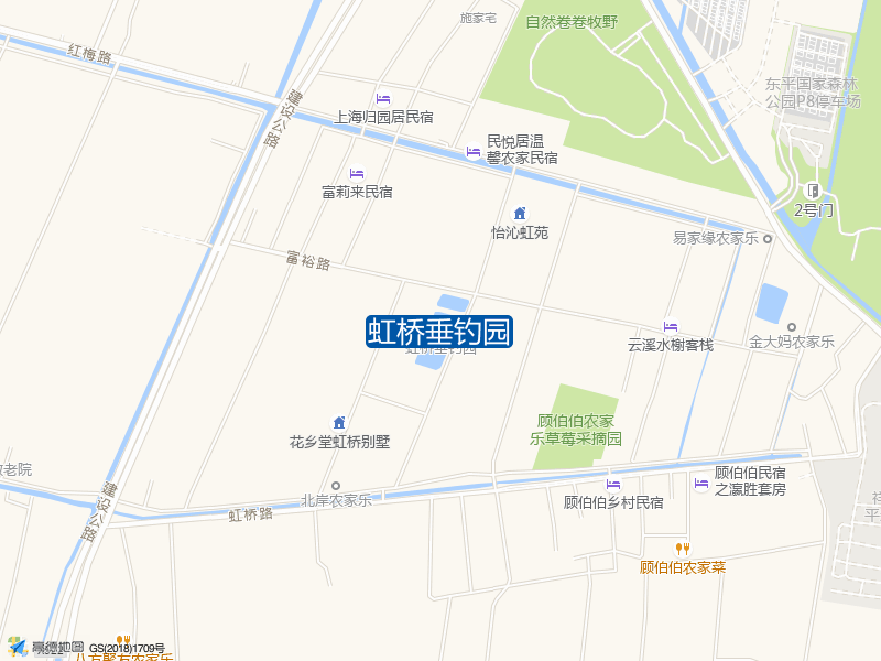 建设镇虹桥村7队虹桥垂钓园钓鱼点实景照片