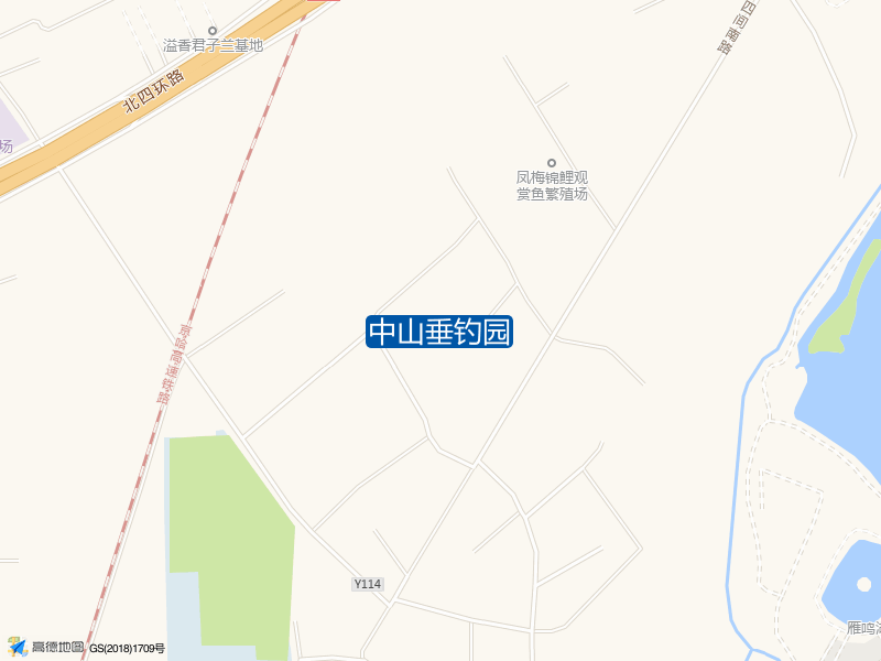 中山垂钓园钓点照片