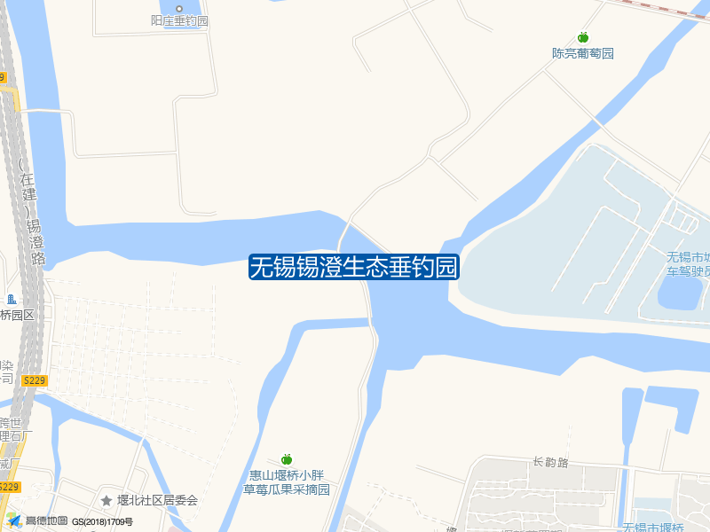 马镇驾校考试点西200米无锡锡澄生态垂钓园钓鱼点实景照片