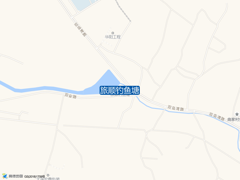 双安路与双岛湾路交叉口西旅顺钓鱼塘钓鱼点实景照片