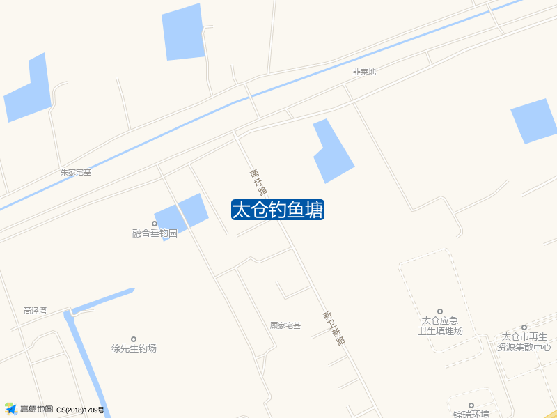 新卫新路与共和新路交叉口东南260米太仓钓鱼塘钓鱼点实景照片