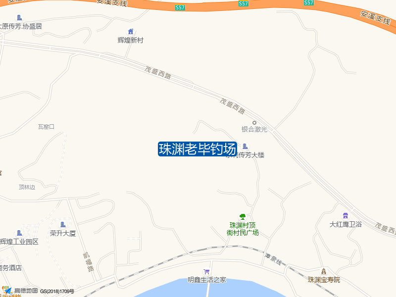 南安美林镇珠渊村顶街98号珠渊老毕钓场钓鱼点实景照片