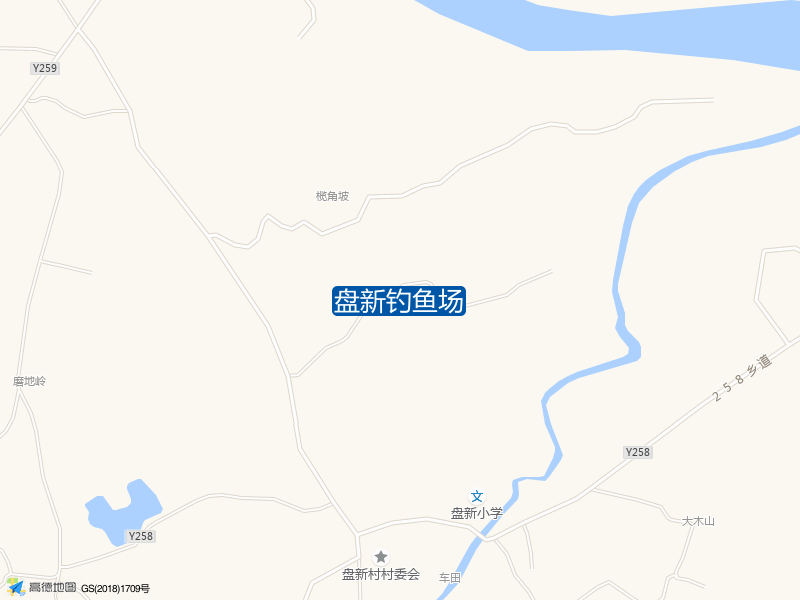 广东省阳江市阳春市潭水镇盘新村盘新钓鱼场钓鱼点实景照片