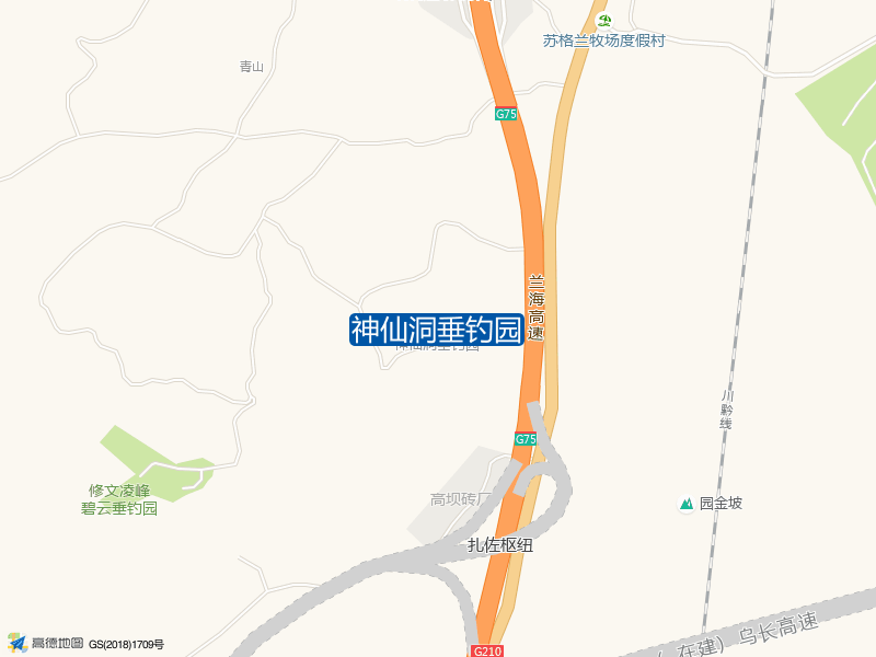 神仙洞垂钓园钓点照片