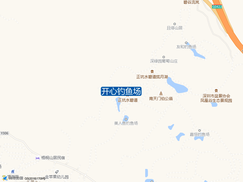 广东省深圳市罗湖区开心钓鱼场钓鱼点实景照片
