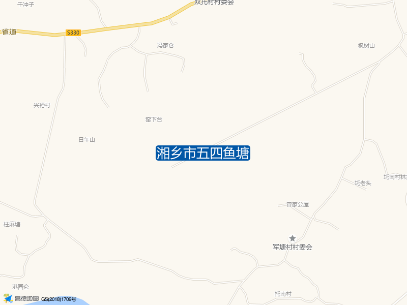 湘乡市五四鱼塘钓点照片