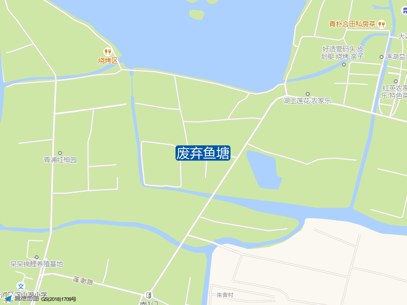 废弃鱼塘钓点照片