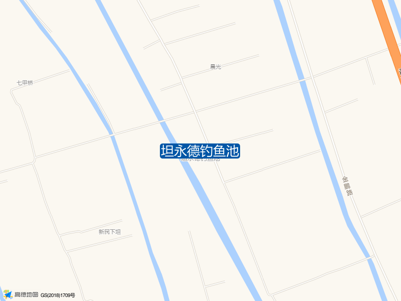 金清镇新双庙村坦永德钓鱼池钓鱼点实景照片