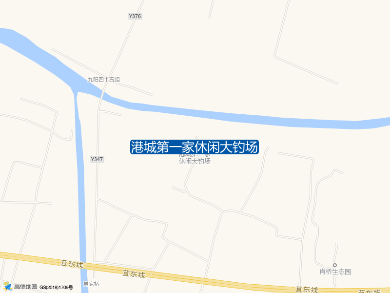 苴东线如环桥第二个路口向北300米港城第一家休闲大钓场钓鱼点实景照片