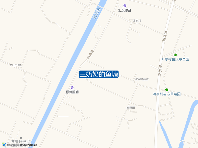 奔牛镇东桥村委东桥组三奶奶的鱼塘钓鱼点实景照片