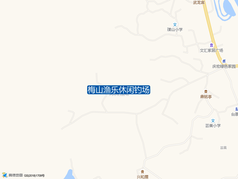 梅山镇芸塘村梅山渔乐休闲钓场钓鱼点实景照片