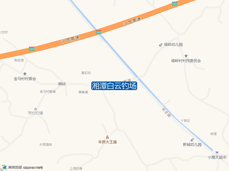 湘潭白云钓场钓点照片