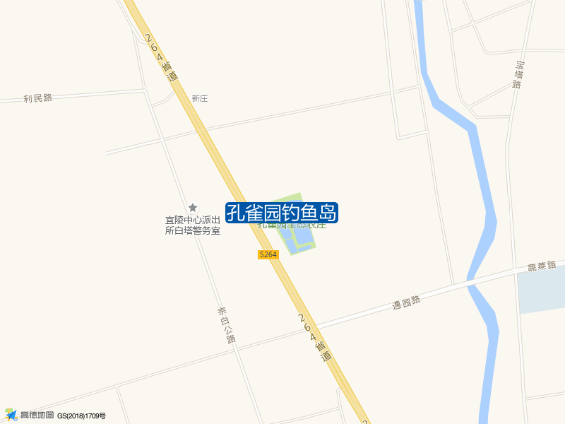 白塔村1号孔雀园钓鱼岛钓鱼点实景照片