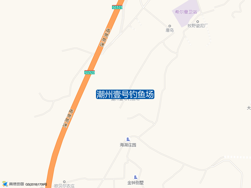 甬莞高速潮州壹号钓鱼场钓鱼点实景照片