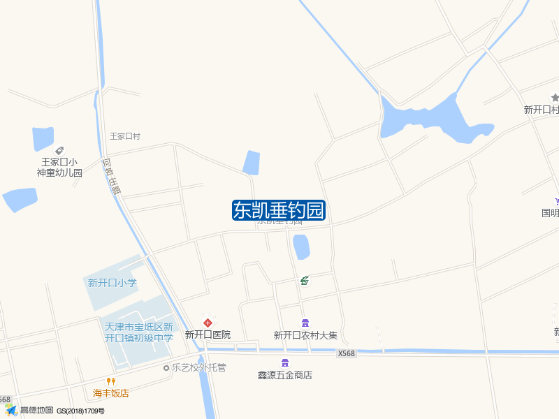 新开口路与大新路交叉口东北420米东凯垂钓园钓鱼点实景照片