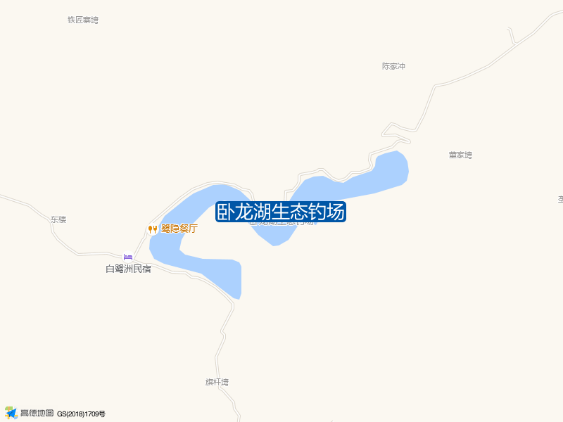 卧龙湖生态钓场钓点照片