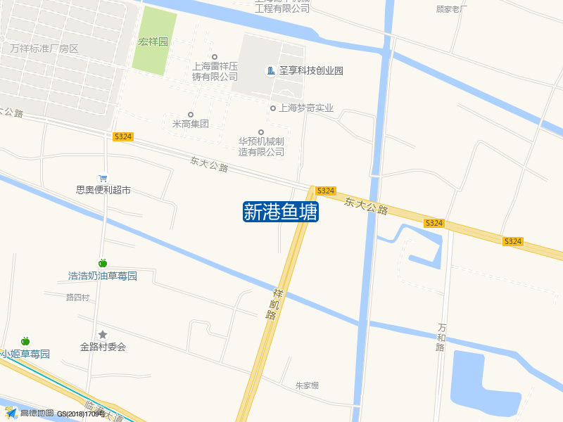 祥凯路与东大公路交叉口西南100米新港鱼塘钓鱼点实景照片