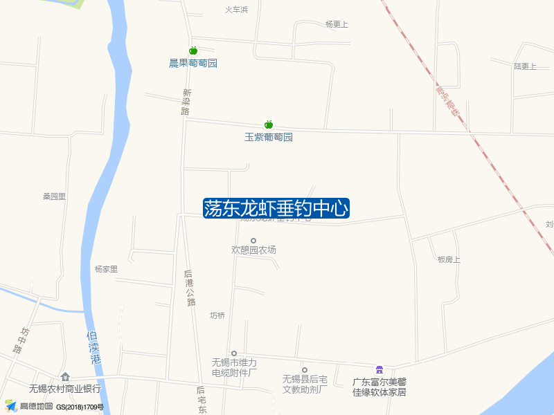 鸿山街道大坊桥社区荡东龙虾垂钓中心钓鱼点实景照片