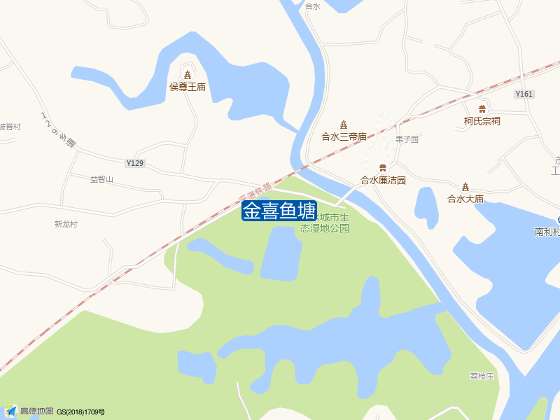 益智山村榕树头公园足球场东侧280米金喜鱼塘钓鱼点实景照片