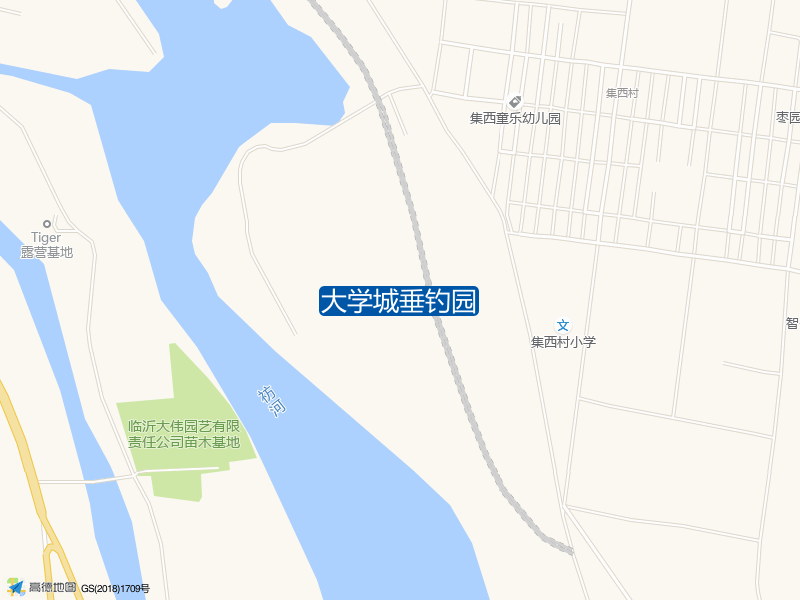山东省临沂市兰山区滨河路桥下大学城垂钓园钓鱼点实景照片
