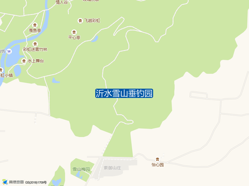 沂水雪山垂钓园钓点照片