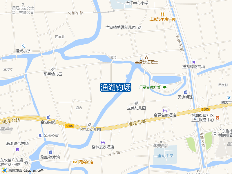 望江北路与江夏路交叉口西北340米渔湖钓场钓鱼点实景照片
