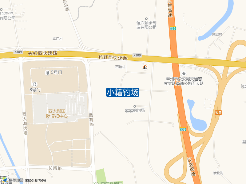 凤苑北路与长虹西路辅路交叉口东南300米小籍钓场钓鱼点实景照片