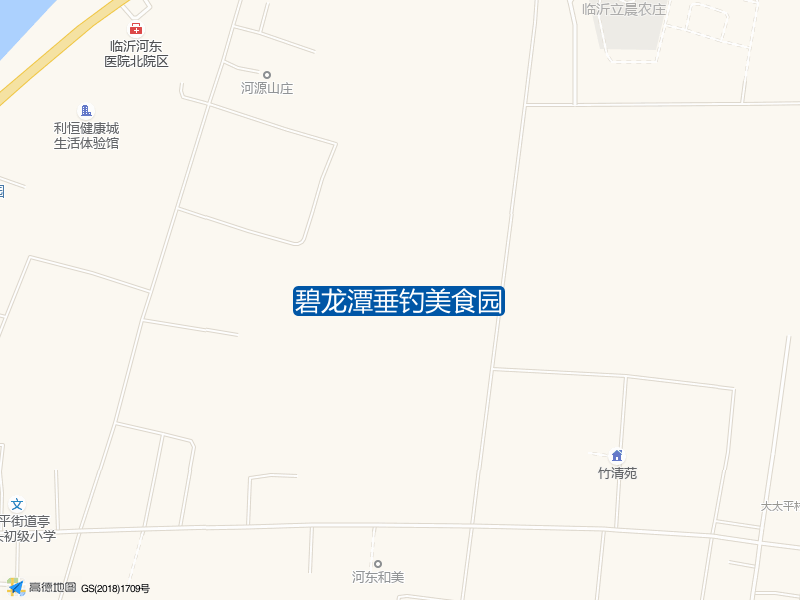 山东省临沂市河东区亭子村碧龙潭垂钓美食园钓鱼点实景照片