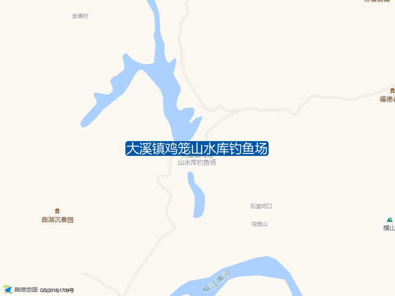 大溪镇鸡笼山水库大溪镇鸡笼山水库钓鱼场钓鱼点实景照片