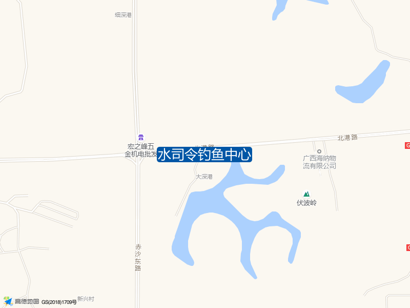 北港路与赤沙东路交叉口东280米水司令钓鱼中心钓鱼点实景照片