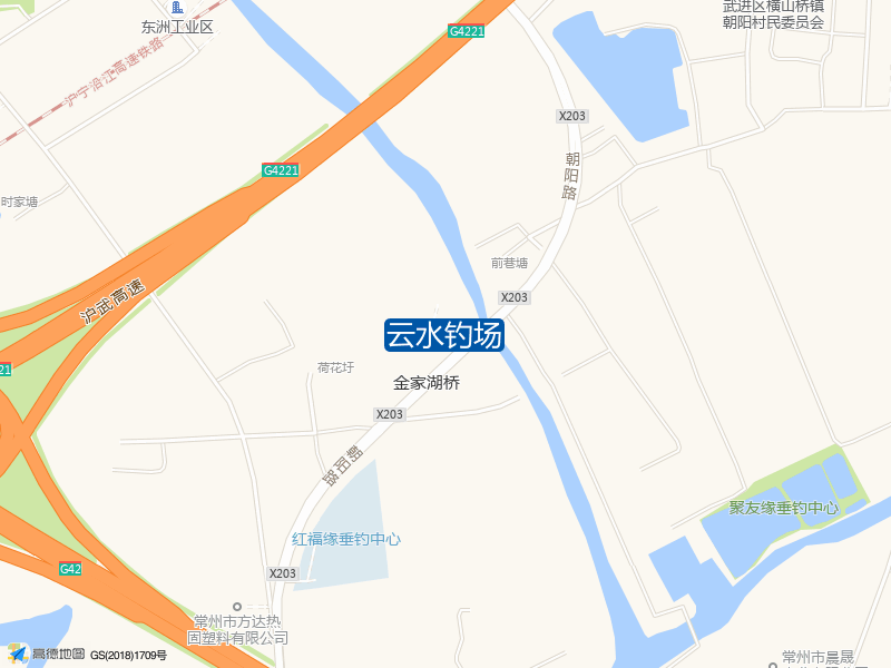 云水钓场钓点照片