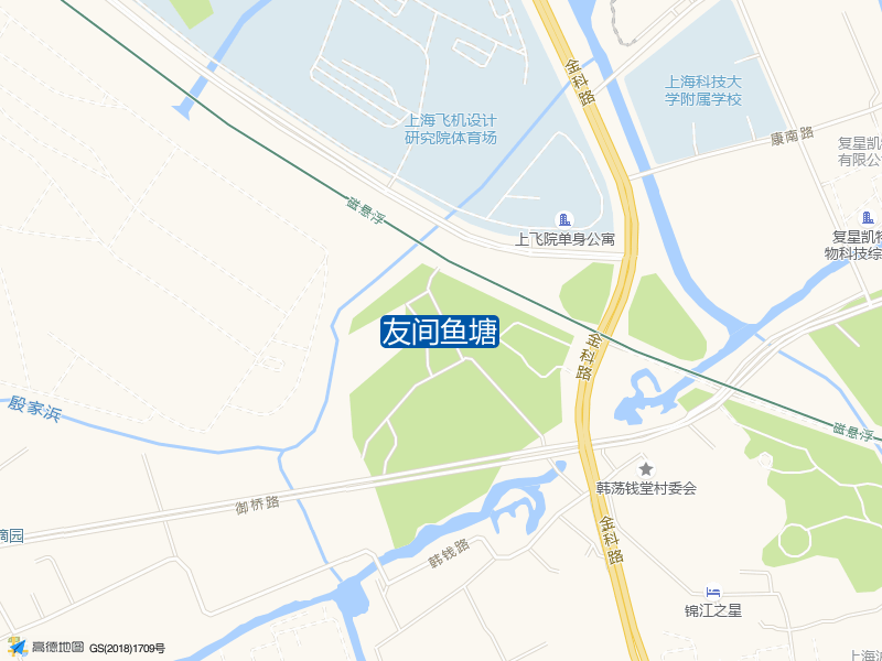 金科路与御桥路交叉口西北340米友间鱼塘钓鱼点实景照片