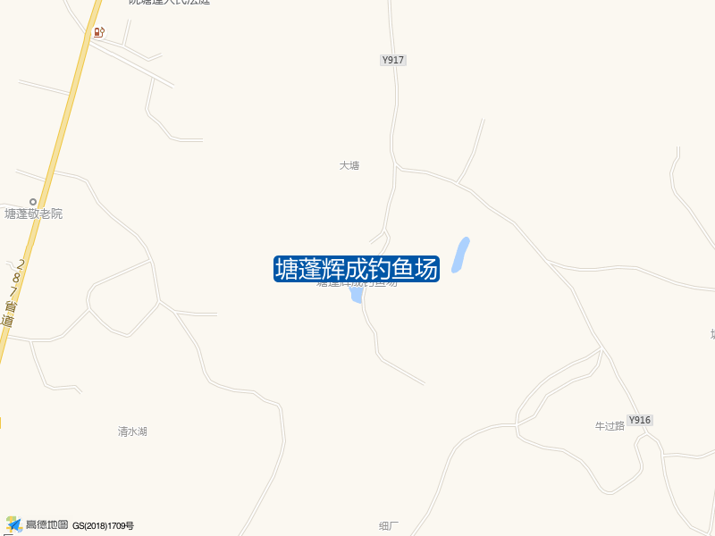 塘蓬镇游泳馆中心右边200米塘蓬辉成钓鱼场钓鱼点实景照片