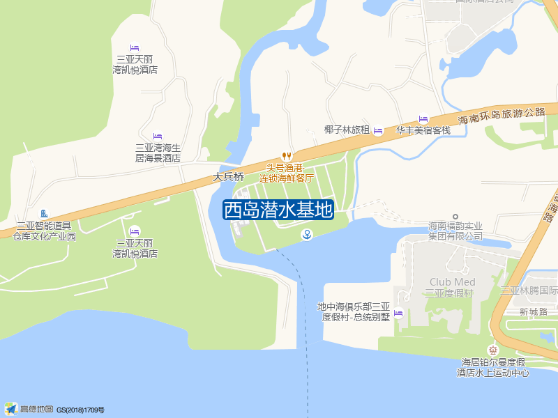 逍遥哥哥民宿(天涯区)西侧西岛潜水基地钓鱼点实景照片