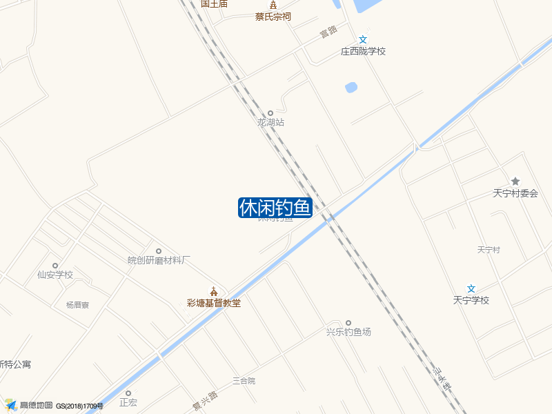 引韩北路彩塘基督教堂往天宁村方向500米休闲钓鱼钓鱼点实景照片