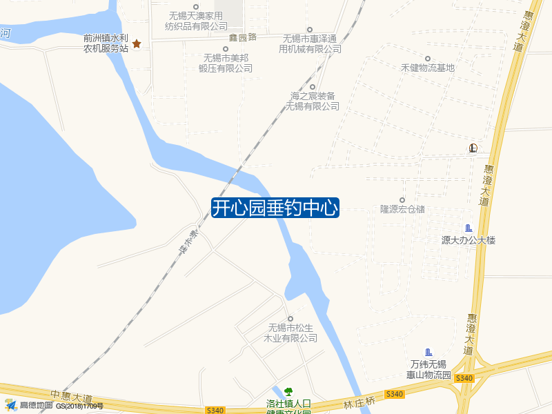 中惠大道附近开心园垂钓中心钓鱼点实景照片