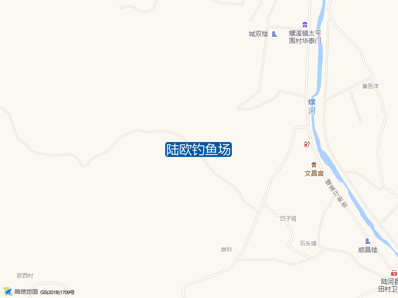 广东省汕尾市陆河县螺溪镇螺溪村何树凹陆欧钓鱼场钓鱼点实景照片